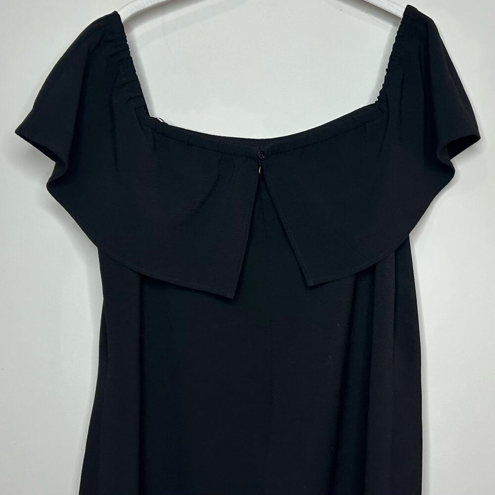 Charles Henry Black Off the Shoulder Dress Size XL - Picture 8 of 10